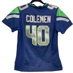 NFL Nike On Field Seattle Seahawks Jersey Large Kids 40 Coleman Football